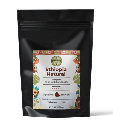 Ethiopian Natural Coffee- Medium Roast