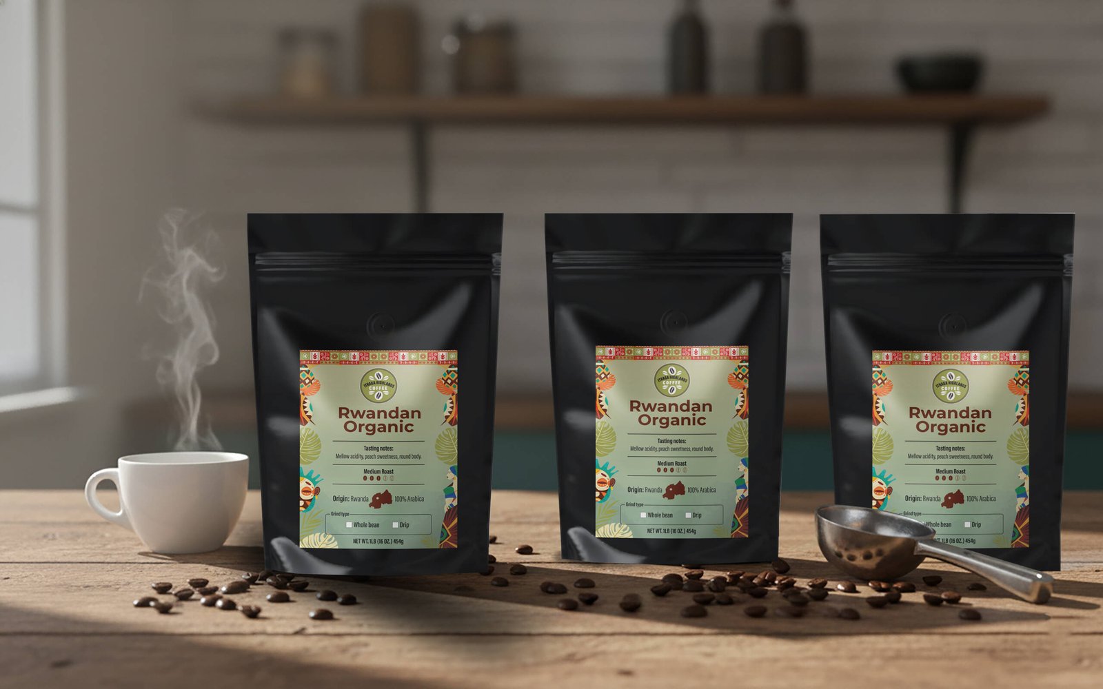 Buy 3 for a 10% discount - Rwandan Organic